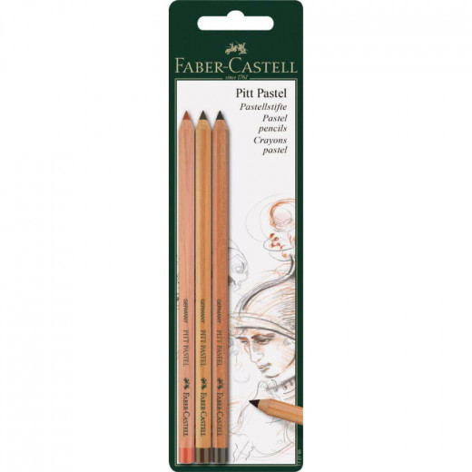 Faber Castell-Color pencil Pitt Pastel set of 3