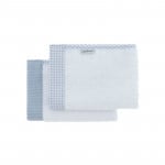 Cambrass Vichy towel Set, Blue Color, 25*35 Cm, 2 Pieces