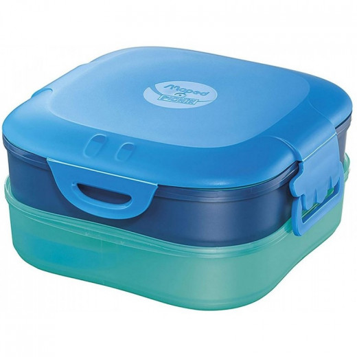 Maped Picnik - Concept 3 in 1 Lunch Box, Blue, 1400 ml