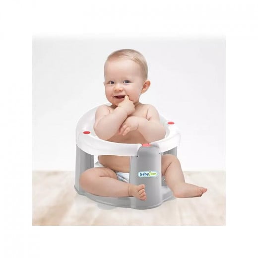 Babyjem Baby Bathing & Feeding Seat, Grey color