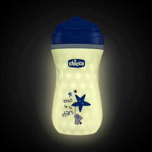 Chicco Cup Shiny Glow In The Dark, Blue Color