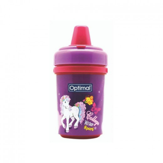 Optimal Children's Mug With Silicone Tip, Purple Color, 240 Ml