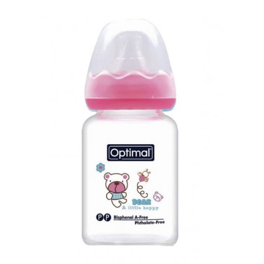 Optimal Glass Feeding Bottle, Asourted Colors, 1 Piece