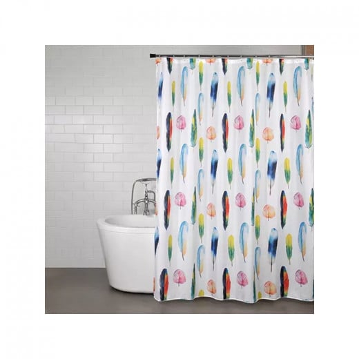 Weva Shower Curtain Water Proof Fade Out, Multicolor, 180*200