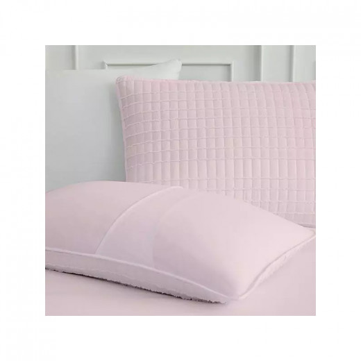Nova Home "Clip" Jacquard Bedspread Set, Pink Color, Size Twin, 2 Pieses