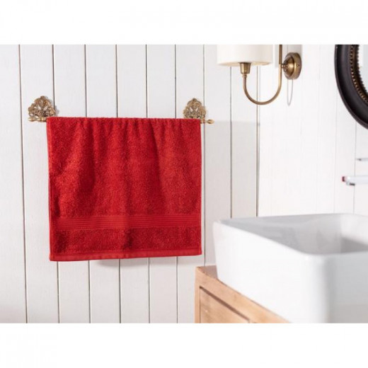 Madame Coco Clarette Face Towel  50x80 cm, Red Color