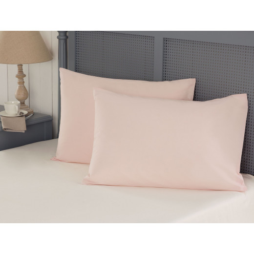Madame Coco Manon Ranforce Pillowcases, Pink Color, Size 50*70, 2 Pieces