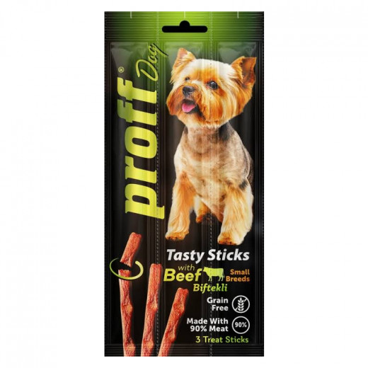 Proff Dog Tasty Sticks 3 Treat Sticks With Beef Biftekli