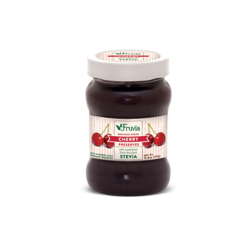 Fruvia Cherry Jam With Stevia, 330 Gram