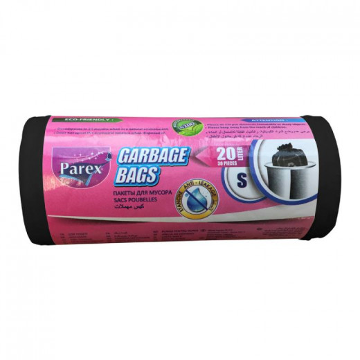 Parex Garbage Bags Small, 30 Pieces