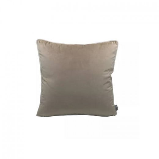 Nova Home Velvet Cushion Cover, Light Brown Color, 47x47 Cm