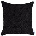 Nova Home Boho Chic Jacquard Cushion Cover, Black Color, 45x45 Cm