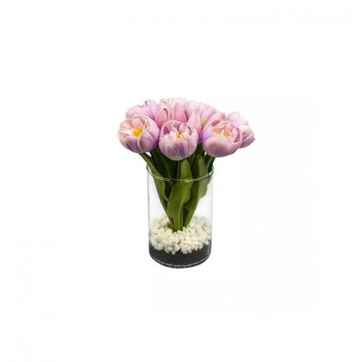 تشكيلة زهور "توليب", باللون البنفسجي, 23  سم  من نوفا هوم