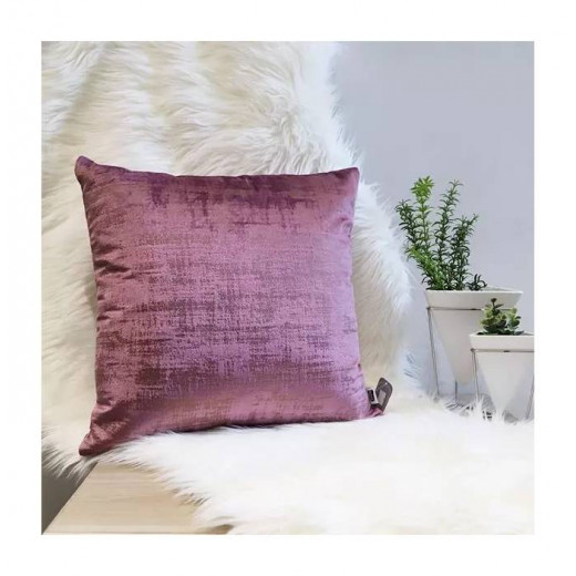 Nova home lucy cushion cover, 45x45 cm , dark purple color