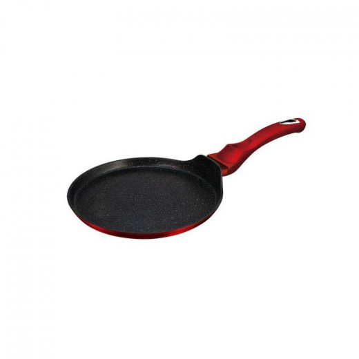 Berlinger Haus Metallic Pancake Pan, Dark Red Color, 25 Cm
