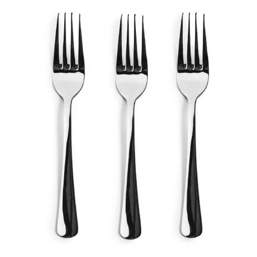 Ibili Set Of 3 Dinner Forks, 19.7 Cm