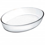 Ibili Oval Glass Tray, 40*27 cm