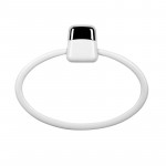 Primanova Towel Ring, White Color
