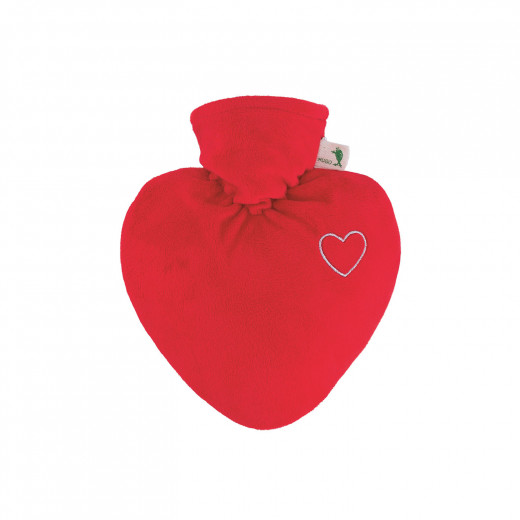 Hugo Frosch Hot Water Bottle - Red Heart