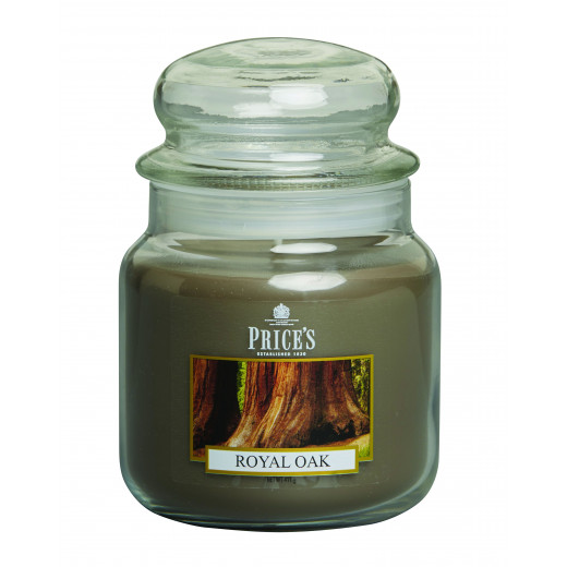Price's Medium Scented Candle Jar with Lid, Royal Oak
