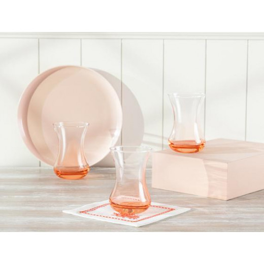 Madame Coco Lavem Orange World Tea Glass 155 ml Set Of 6 Pieces