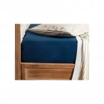 شرشف سرير مقاس مفرد من فاليريا - أزرق الغامق, 100*200 من مدام كوكو