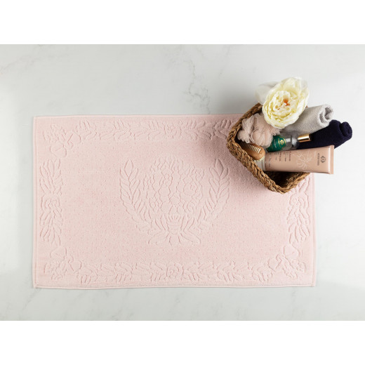 Madame Coco Daphne Foot Towel, 50*80 cm, Pink Color