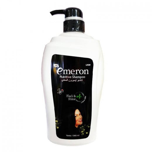 Emron Black Shampoo With Myrtle Extract, 1000 Ml