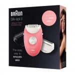 Braun Silk Epil3 Epilator For Legs And Body, Including Shaving Attachment