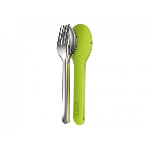 مجموعة أدوات المائدة جو إيت، أخضر من جوزيف جوزيف