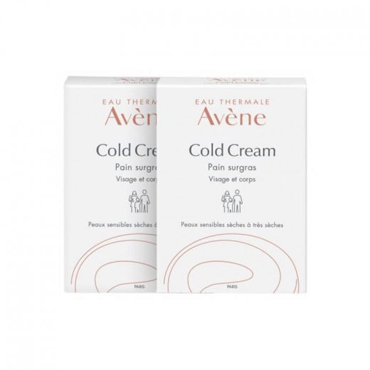 Avene Cold Cream Cleansing Bar DUO, 100gm