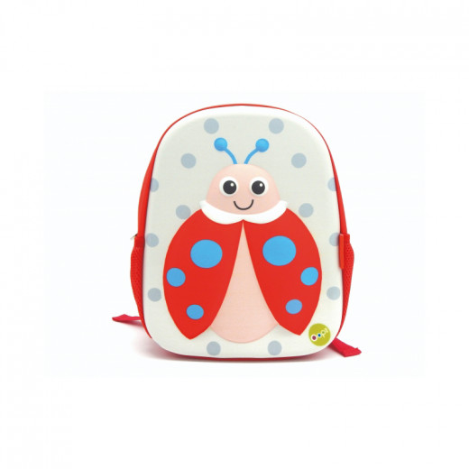Oops 3D Children's Backpack, Ladybug Design