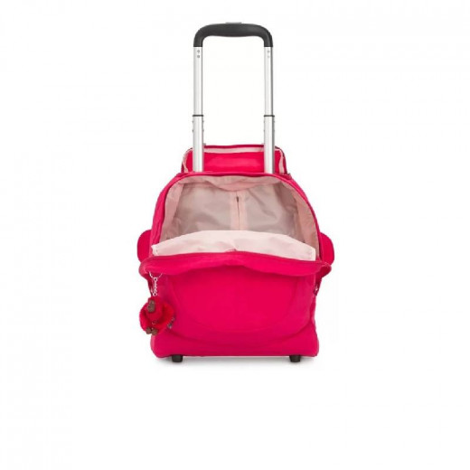 حقيبة مدرسية للأطفال بعجلتين, باللون الزهري من كيبلينج
