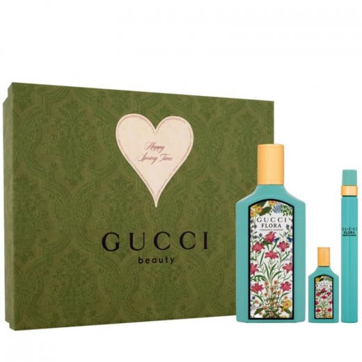 Gucci Flora Gorgeous Jasmine Set Edp100ml+edp10ml+edp5ml