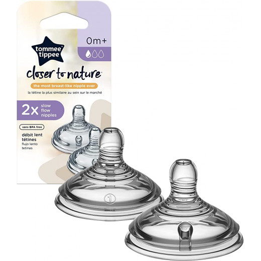 Tommee Tippee Closer to Nature Variflow Flow Teats x2