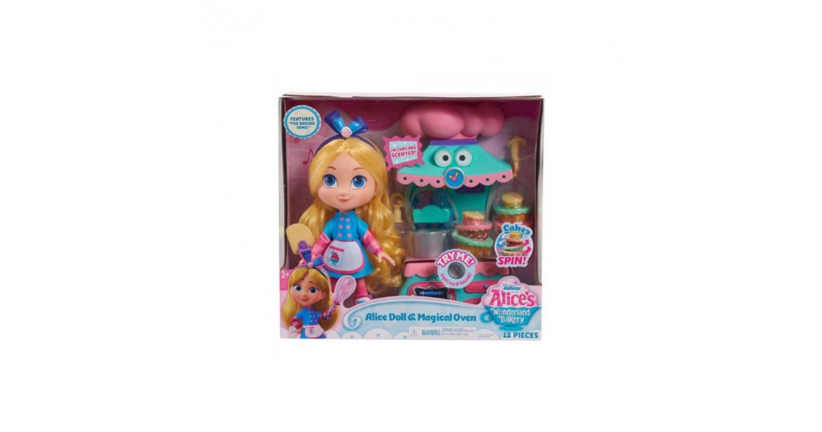 NEW Disney Junior Alice's Wonderland Bakery Alice Scented Doll