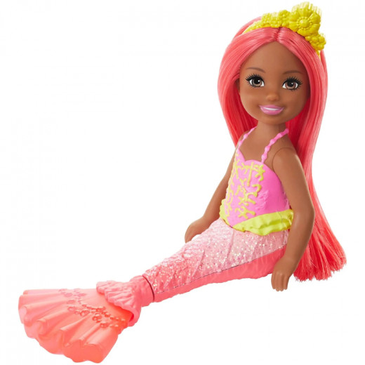 Barbie Dreamtopia Chelsea Mermaid Doll with Pink Hair and Tail