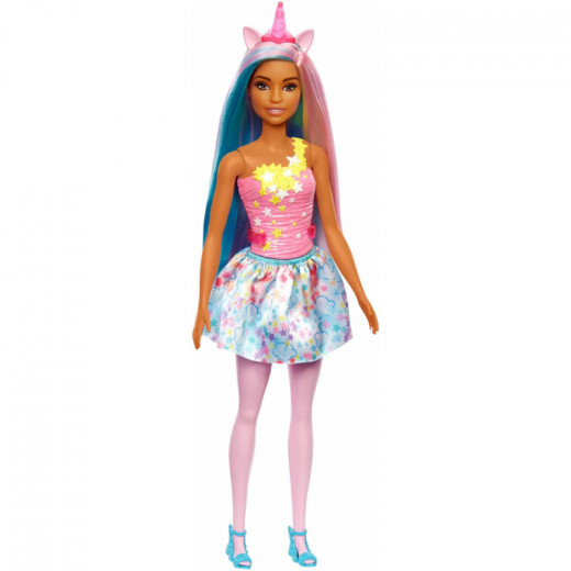 Barbie Dreamtopia Unicorn with Pink Horn and Blue Hair