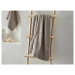 English Home Soft Wave Cotton Bath Towel, Beige Color, 70x140 Cm