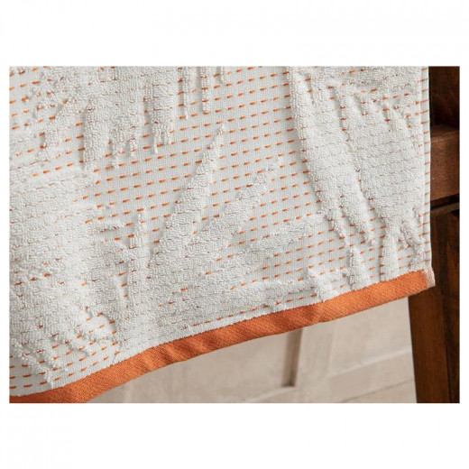 English Home Succulent Cotton Jacquard Bath Towel , Beige Color, 70*140Cm