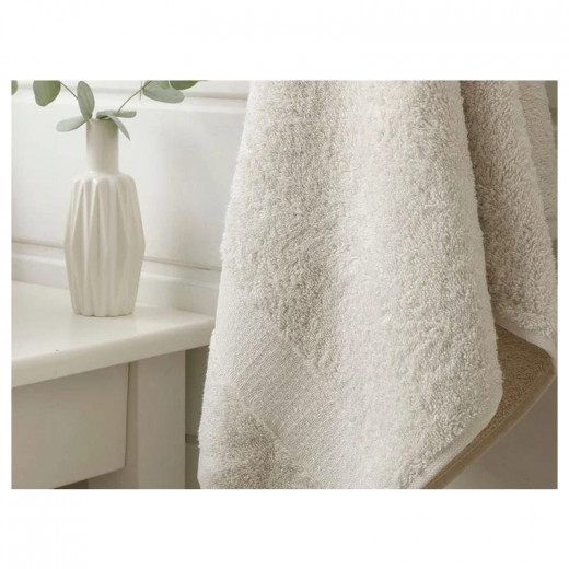 English Home Pure Basic Face Towel, Beige Color, 50*90 Cm