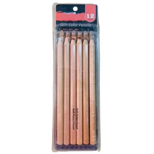 Amigo Skin Pencil Colors Set, 12 Pieces