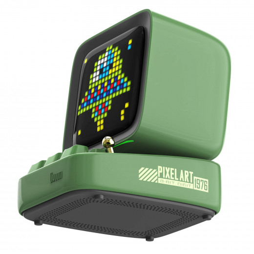 Divoom Ditoo Pro Bluetooth Speaker with Pixel Display, Green Color