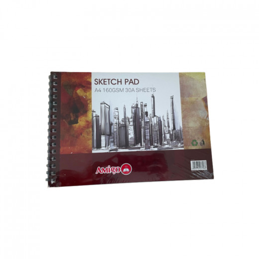 Amigo Sketch Pad A4 160 Gsm , 30 Sheets