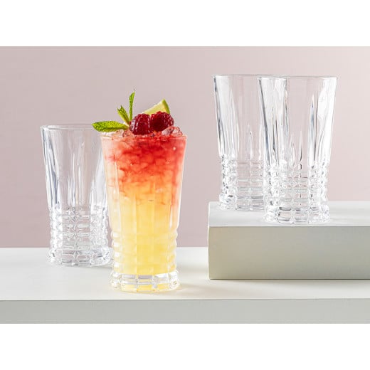 English Home Pamira Glass Soft Drink Glass 290 Ml, 4 Pieces