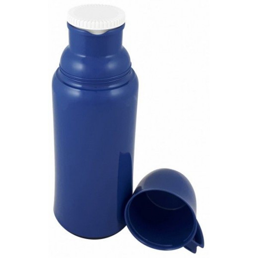 Helios Elegance 1L Vacuum Flask - Blue