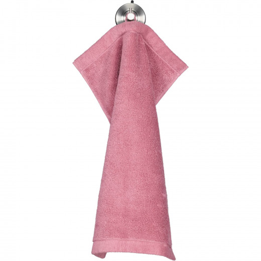 Cawo Lifestyle Guest Towel, Pink Color, 30*50 Cm