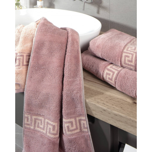 Cawo Noblesse Hand Towel, Pink Color, 50*100 Cm