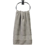 Cawo Noblesse Uni Hand Towel, Grey Color, 50*100 Cm