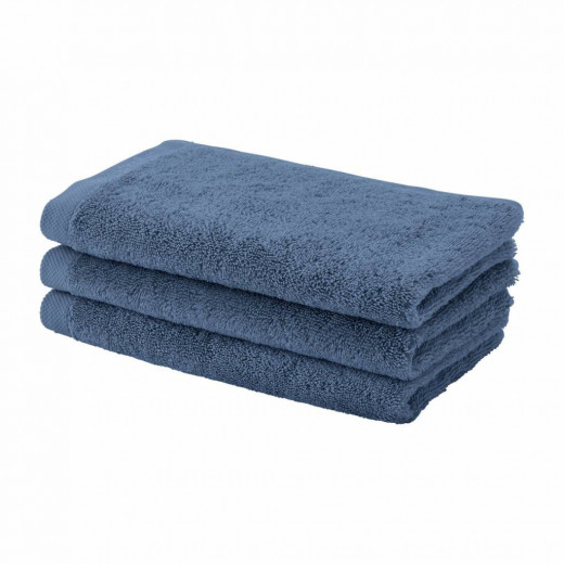 Aquanova London Aquatic Guest Towel, Blue Color, 30*50 Cm